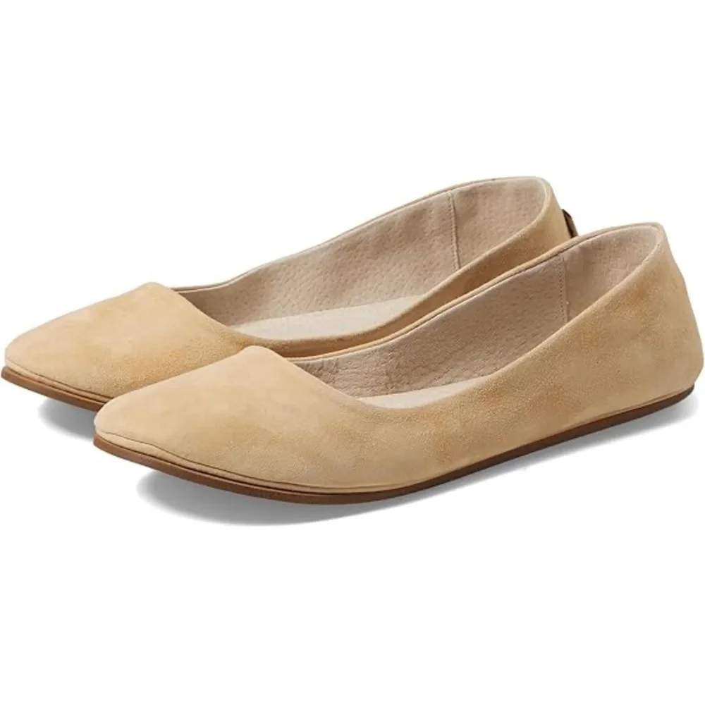French Sole FS/NY Sloop Ballet Flats in Nude Suede Women’s Size 6.5 - Picture 1 of 12